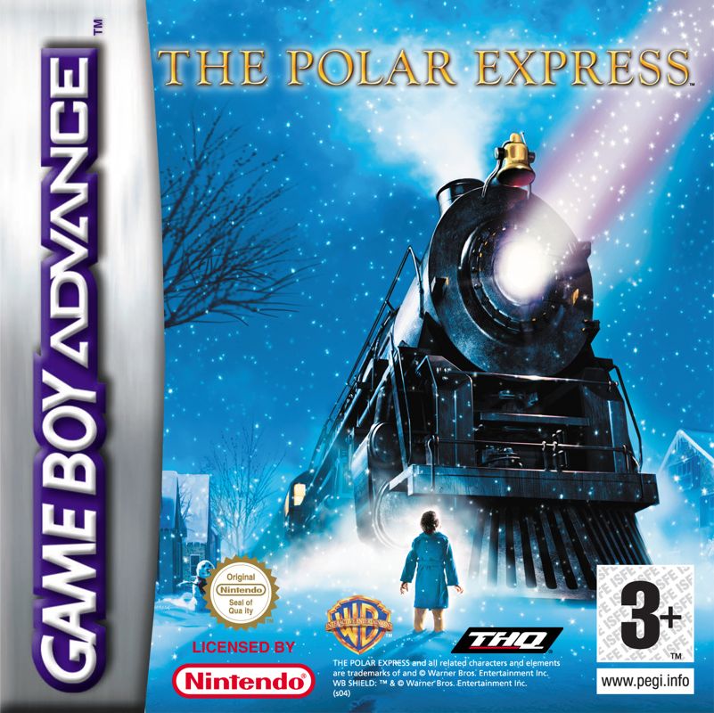 The Polar Express box art for GameBoy Advance